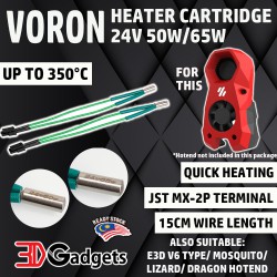 Voron Heater Cartridge 24V 50W/ 65W for 3D Printer
