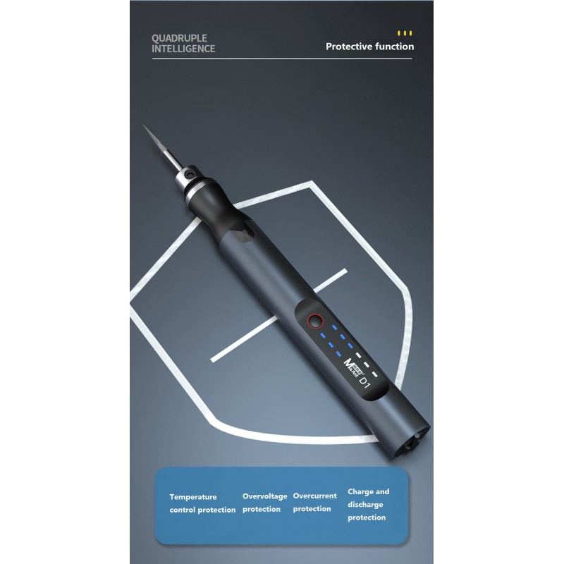 Smart Mini Rotary Pen USB Battery Recharge for 3D Printed Object