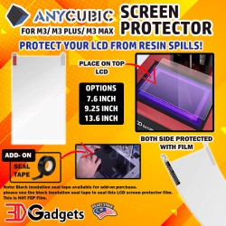 Anycubic LCD Screen Protector Film for M3/ M3 PLUS/ M3 MAX MSLA Resin 3D Printer (1pc)