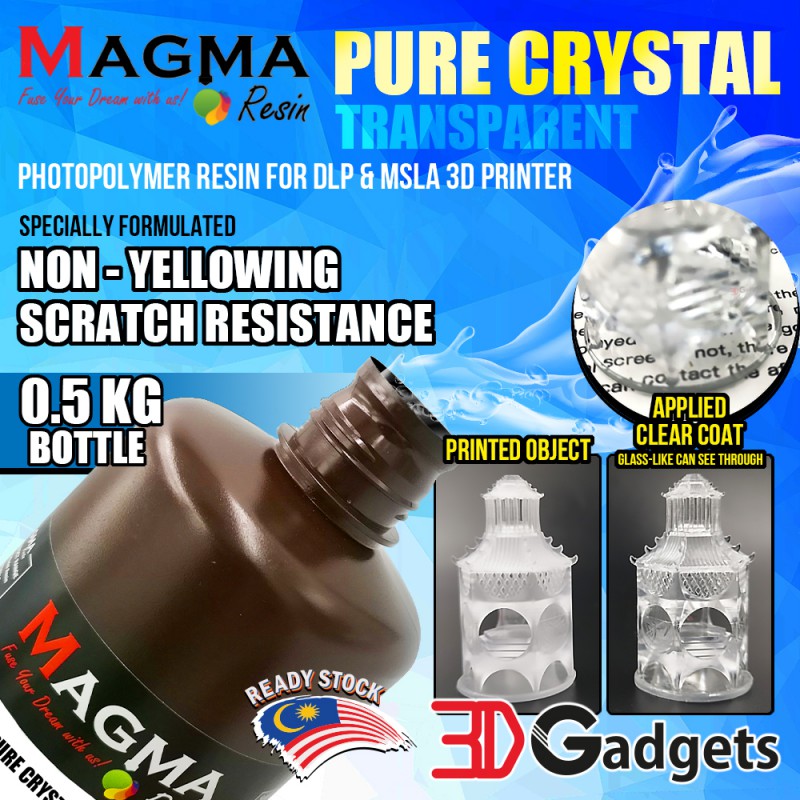 Magma x JamgHe Pure Crystal Transparent Photopolymer Resin 500g