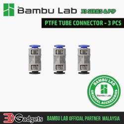 Bambu Lab X1 Series & P1P PTFE Tube Connector - 3 PCS