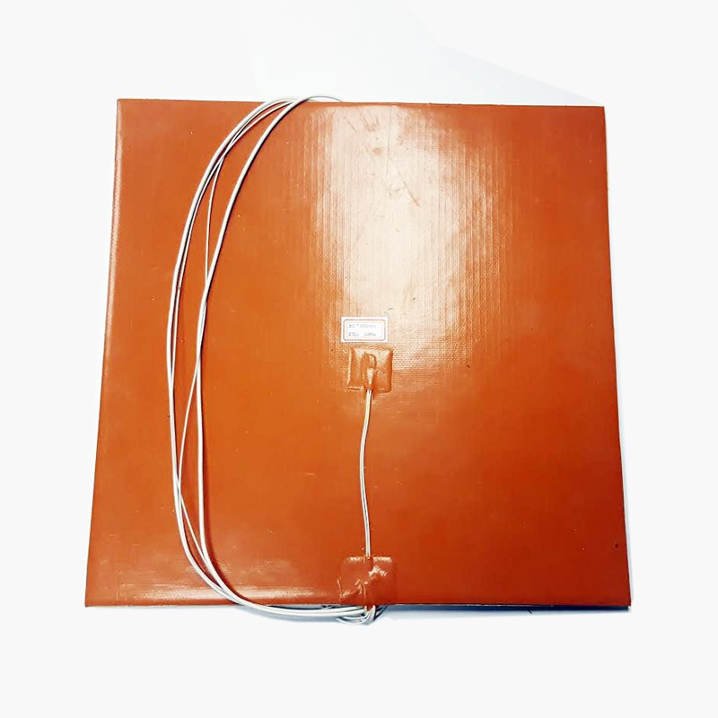 Silicone Heating Pad 220V 600W 300mm x 300mm with Thermistor