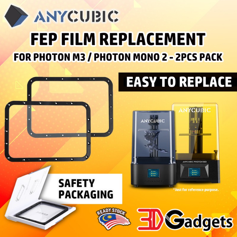 Anycubic 2PCS FEP Film Replacement for Photon M3 and Photon Mono 2 3D Printer