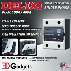 DELIXI SSR Solid State Relay CDG1-1DA DC-AC 10A/40A for 3d printer