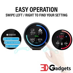 Mellow Fly - Halo IPS Capacitive Smart Circular Touch Screen for [Klipper Compatibility]