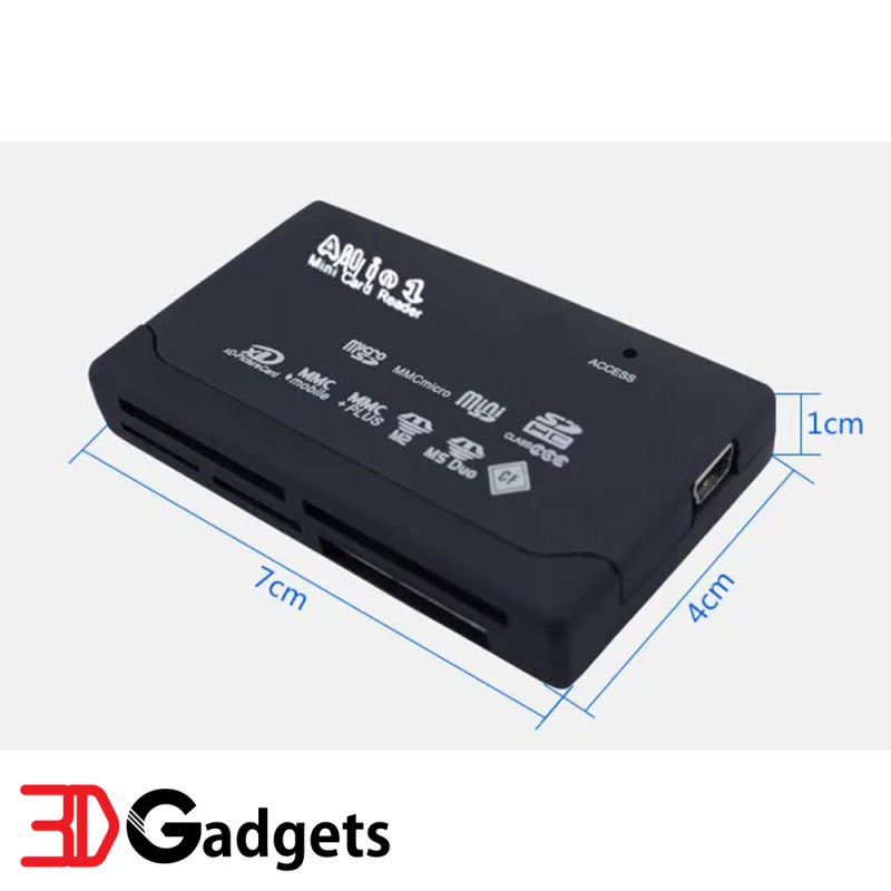 Usb card reader hub 3d gadgets malaysia