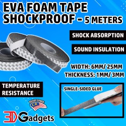 High Quality EVA Foam Single Sided Glue Tape 5 Meters for 3d printer