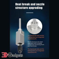 All-Metal Hotend High Flow & Integrated Heat Block for Creality Ender 3 / CR10