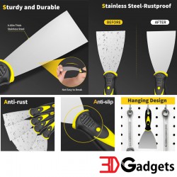 Stainless Steel Anti- Slip Scraper for 3D Printer PLA ABS PETG