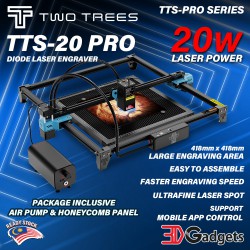 Two Trees TTS Pro 20w High Power Laser Engraver