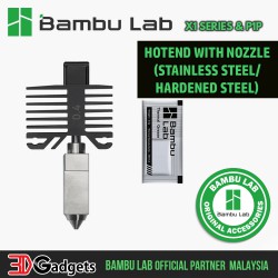 Bambu Lab X1 Series & P1P Hotend with Nozzle (Stainless Steel/Hardened Steel)