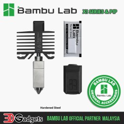 Bambu Lab X1 Series & P1P Hotend with Nozzle (Stainless Steel/Hardened Steel)