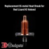 Haldis 3D Red Lizard K1 High Flow All-Metal Hotend