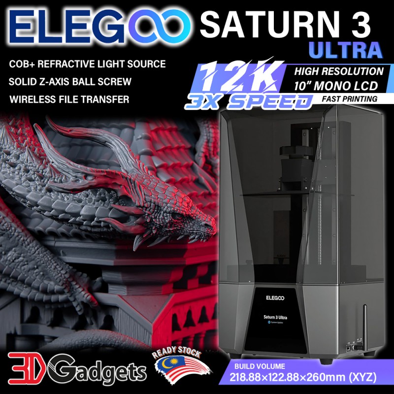 ELEGOO SATURN 3 ULTRA MSLA 3D PRINTER