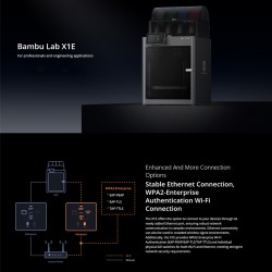 Bambu Lab X1E Combo AMS High Speed & High Temp 3D Printer