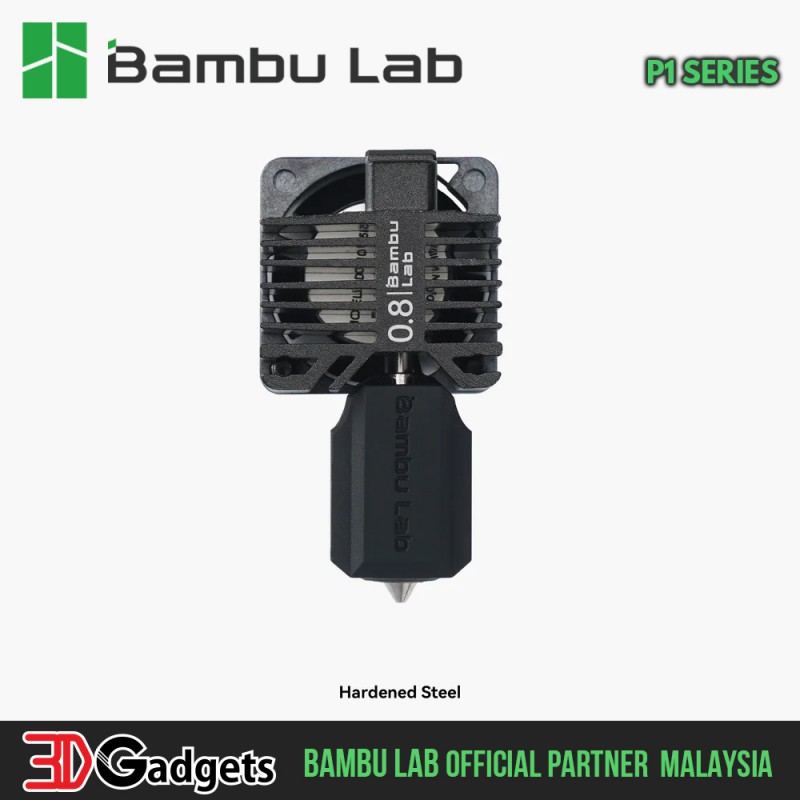 Bambu Lab P1 Series - Complete Hotend Assembly | 3D Gadgets Malaysia