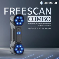 Shining 3D FreeScan Combo Blue Laser + Infrared VCSEL 3D Scanner Industrial Metrology