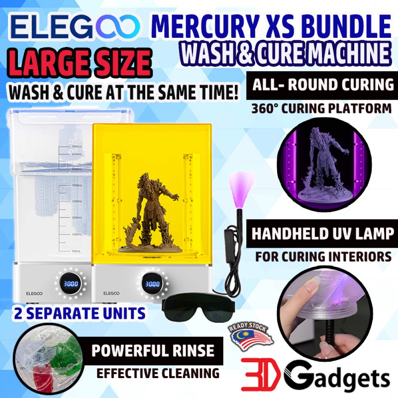 ELEGOO Mercury XS Bundle - Separate Wash & Cure Station