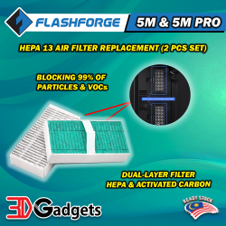 Flashforge Adventurer 5M Series HEPA 13 Air Filter