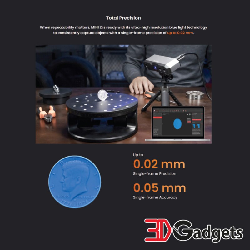 Revopoint MINI 2 - Advanced Edition 3D Scanner | 3D Gadgets Malaysia