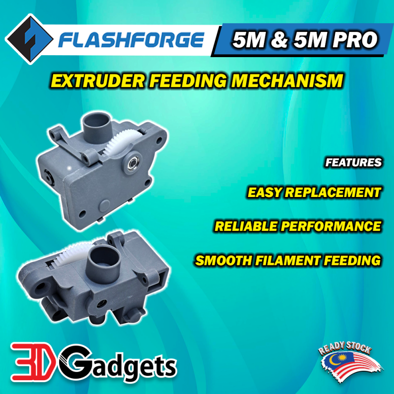 Flashforge Adventurer 5M & 5M Pro Extruding Feeding Mechanism