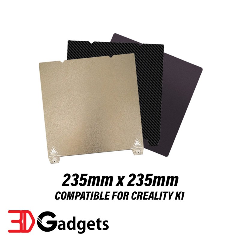 Super 3d. PU/PEI / PET / PEO Magnetic Steel Sheet Textured Build Surface compatible for Creality K1 / K1 Max  3D Printer