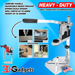 Heavy Duty Drill Stand With Aluminum Base