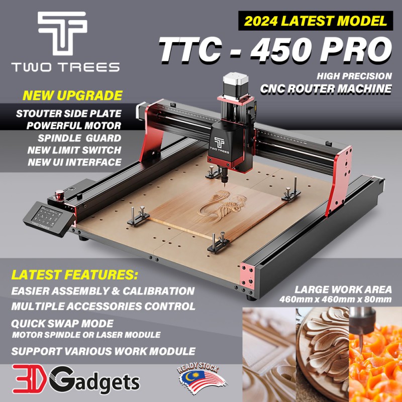 TwoTrees TTC450 PRO CNC Router Machine