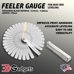 Feeler Gauge for Heat Bed Leveling