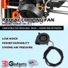 Replacement Radial Cooling Fan 50x15mm 5v Compatible for Prusa MK3S+ / Voron DIY FDM 3D Printer