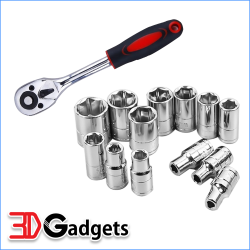 Nozzle Socket Wrench Included With Hex Sockets