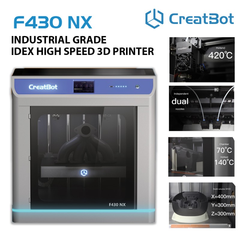 CreatBot F430NX IDEX Industrial 3D Printer