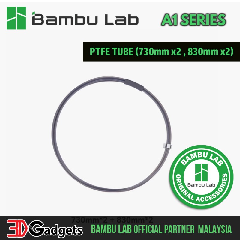 Bambu Lab PTFE Tube for A1 Series (730mm x2 , 830mm x2) FDM 3D Printer