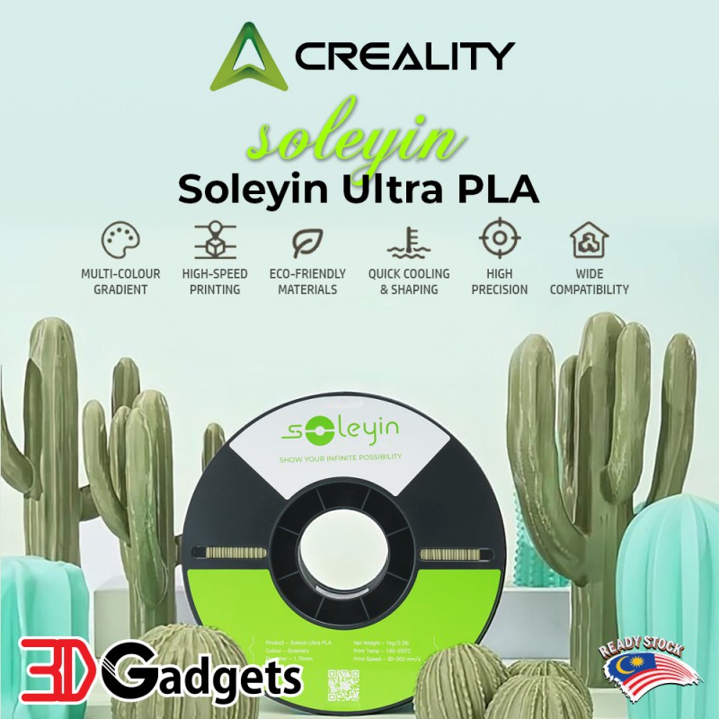 Soleyin By Creality Ultra PLA Filament 1.75mm 1KG for FDM 3D Printer