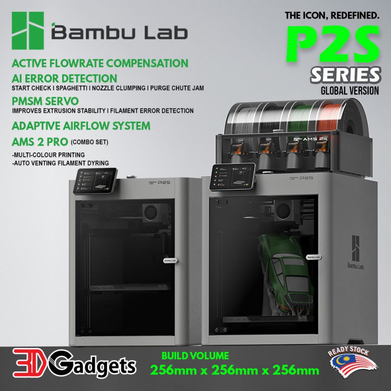 Bambu Lab P2S High Speed FDM 3D Printer