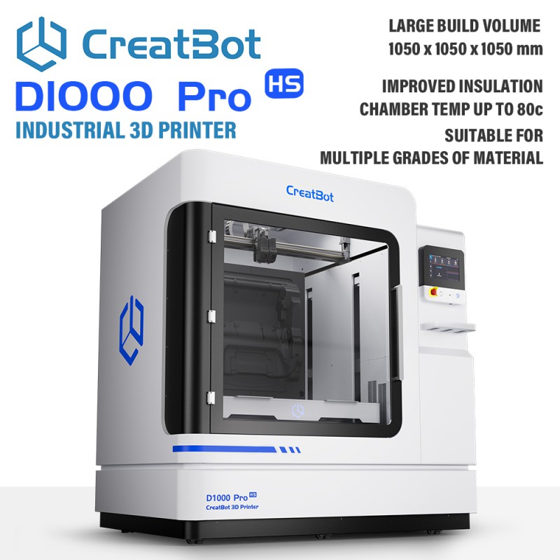 CREATBOT D1000 PRO HS I HIGH SPEED INDUSTRIAL GRADE 3D PRINTER