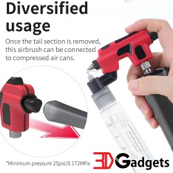 DSPIAE PT-AB Wash-Free Airbrush or 3D Printed Object