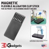 Magnetic Flexible Alligator Clip Stick for 3D Print Painting and 3D Scanning Object Holder