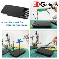 Magnetic Flexible Alligator Clip Stick for 3D Print Painting and 3D Scanning Object Holder