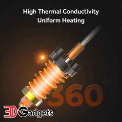 Creality K2 Plus Ceramic Heating Block Kit for FDM 3D Printer