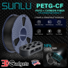 Sunlu PETG-CF FDM 3D Printer Filament 1.75mm 1kg