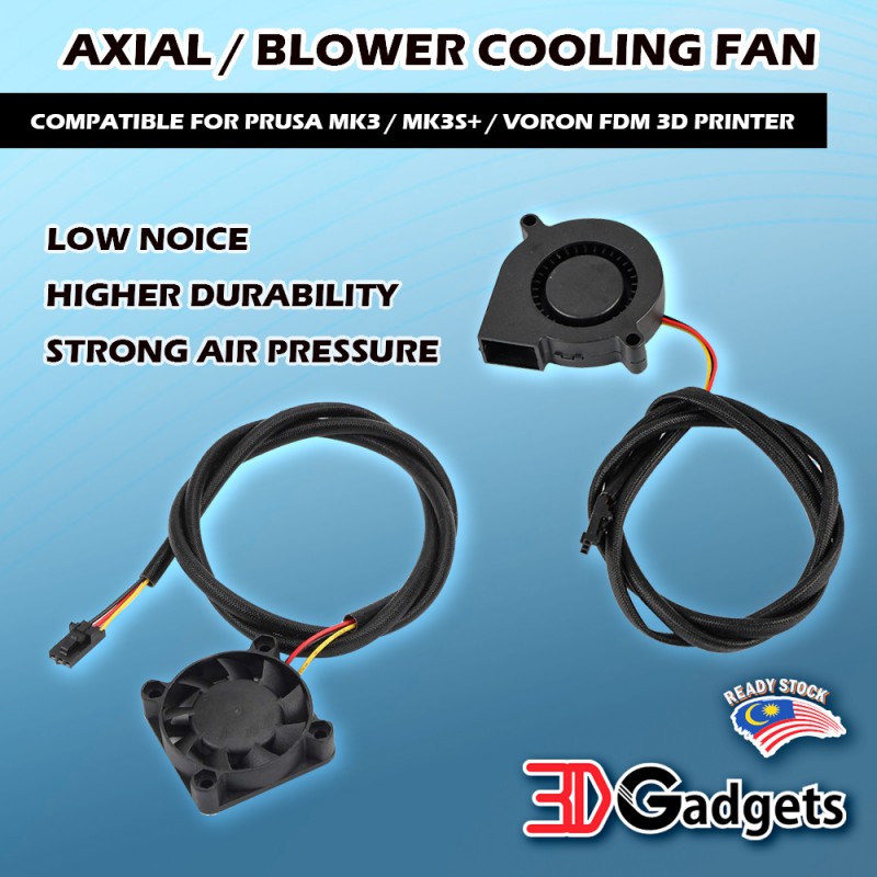 Replacement Cooling Fan Compatible for Prusa MK3S+ / Voron DIY FDM 3D Printer