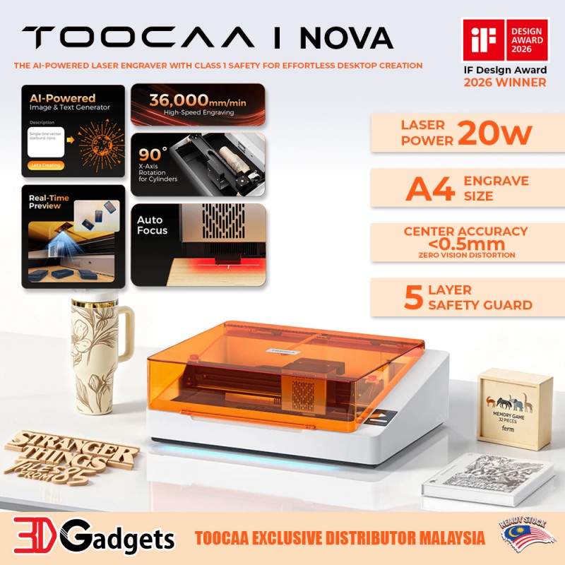 TOOCAA Nova 20w Diode The AI-Powered Laser Engraver