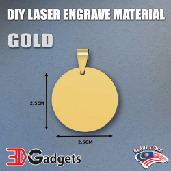 Stainless Steel Keychain Plate with Multiple Shape / Chrome and Solid Colour for Diode / Fiber / MOPA Laser Engrave DIY