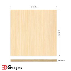 TOOCAA Laser Engrave Material - A4 Basswood Plywood (12pcs)