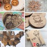 TOOCAA Laser Engrave Material - A4 Basswood Plywood (12pcs)