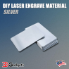 DIY Laser Engrave Material Coated Metal Card (50pcs)