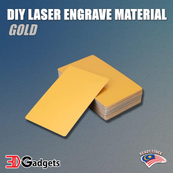 DIY Laser Engrave Material Coated Metal Card (50pcs)