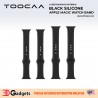 TOOCAA Laser Engrave Material - Black Silicone Watch Band