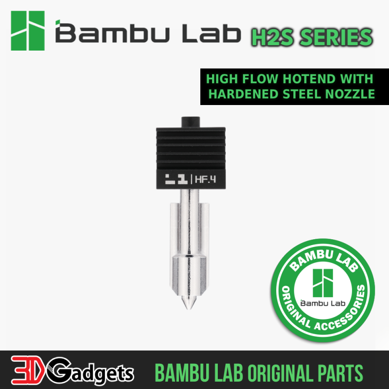 Bambu Lab H2S Series High Flow Hotend with Nozzle Hardened Steel